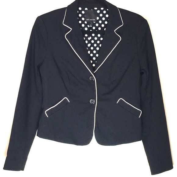 The Limited Stretch Black Blazer Jacket Size M - Picture 3 of 6